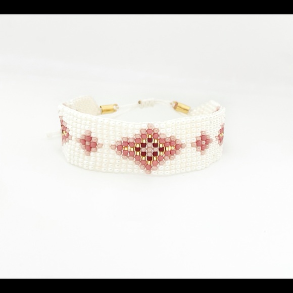 Miyuki Bracelet for women in white - Picture 1 of 6